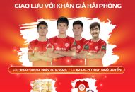 Cơ hội giao lưu cùng các cầu thủ CLB VIETTEL: Hoàng Đức, Nhâm Mạnh Dũng, Phan Tuấn Tài, Danh Trung tại VIETTEL STORE Hải Phòng