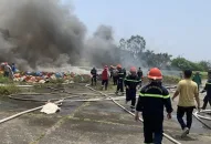 Công an quận Dương Kinh: Thông tin về vụ cháy tại Trung tâm Liên hiệp thể thao thành phố