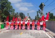 Huyện An Dương: Khánh thành Dự án đường giao thông nông thôn mới kiểu mẫu tại xã Đặng Cương