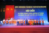 Huyện An Dương khai mạc Hội diễn Ca Múa Nhạc quần chúng năm 2023