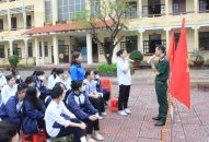 Tuyên truyền hướng nghiệp và tuyển sinh Quân sự năm 2023 cho các em học sinh Trường THPT Đồ Sơn