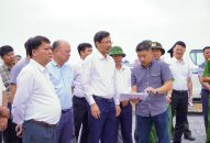 Kiểm tra công tác chuẩn bị Lễ khởi công Dự án đầu tư xây dựng và kinh doanh cơ sở hạ tầng Khu công nghiệp và Khu phi thuế quan Xuân Cầu