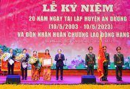 Huyện An Dương vinh dự được Chủ tịch nước tặng thưởng Huân Chương Lao động Hạng Ba