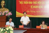 Hội đồng nhân dân thành phố giám sát việc triển khai thực hiện các quy định của pháp luật về khám bệnh, chữa bệnh