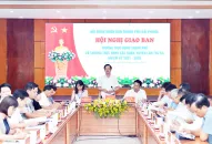 Giao ban giữa Thường trực HĐND thành phố với Thường trực HĐND các quận, huyện lần thứ 3, nhiệm kỳ 2021-2026