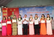 Trường THCS Hồng Thái (An Dương) năm học 2022-2023, nhà trường có 143 giải học sinh giỏi các cấp