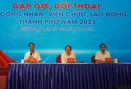 Thành ủy Hải Phòng đưa nội dung đối thoại thành cam kết với người lao động