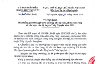 Thông báo phân luồng giao thông phục vụ diễn tập phòng cháy, chữa cháy rừng và cứu nạn, cứu hộ huyện Thủy Nguyên năm 2023