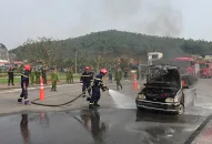 Khuyến cáo người dân các biện pháp phòng ngừa, xử lý khi xảy ra cháy xe ô tô, xe máy