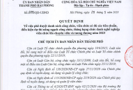Quyết định về việc phê duyệt danh sách công chức, viên chức có đủ các tiêu chuẩn, điều kiện dự thi nâng ngạch công chức, thăng hạng chức danh nghề nghiệp viên chức lên chuyên viên và tương đương năm 2023