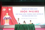 Huyện Vĩnh Bảo: Đối thoại lắng nghe tâm tư, nguyện vọng, ý kiến, phản ánh của Nhân dân