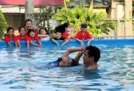 Quận Dương Kinh phát động toàn dân tập luyện môn bơi, phòng chống đuối nước năm 2023