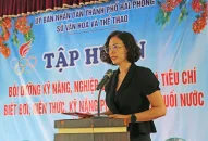 Khai mạc Lớp tập huấn kỹ bồi dưỡng kỹ năng phòng, chống đuối nước trẻ em năm 2023