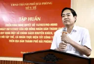 Phổ biến một số chính sách khuyến khích, hỗ trợ đối với tập thể, cá nhân thực hiện tốt công tác dân số trên địa bàn quận Ngô Quyền