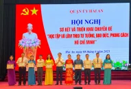 Quận ủy Hải An sơ kết và triển khai Chuyên đề “Học tập và làm theo tư tưởng, đạo đức, phong cách Hồ Chí Minh”