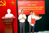 Đồng chí Trần Thanh Minh giữ chức vụ Phó Trưởng Ban Nội chính Thành ủy