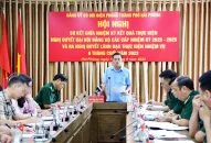 Đảng ủy Bộ đội Biên phòng thành phố Hải Phòng sơ kết giữa nhiệm kỳ thực hiện Nghị quyết Đại hội Đảng các cấp, nhiệm kỳ 2020-2025