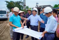 Đẩy nhanh tiến độ GPMB và thi công Dự án đường nối tỉnh lộ 354 qua Khu công nghiệp huyện Kiến Thụy đến đường bộ ven biển