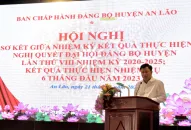 Đảng bộ huyện An Lão sơ kết giữa nhiệm kỳ kết quả thực hiện Nghị quyết Đại hội Đảng bộ huyện lần thứ VIII