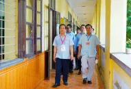 Bộ trưởng Bộ Giáo dục và Đào tạo kiểm tra công tác tổ chức Kỳ thi tốt nghiệp THPT năm 2023 tại Hải Phòng