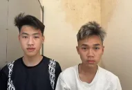 Kiểm tra nhóm quái xế Hải Phòng, phát hiện nhiều hung khí trong cốp xe