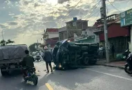 Tai nạn dưới chân cầu ở Hải Phòng, 2 người đi xe máy tử vong