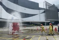 Hội thao phòng cháy chữa cháy tại Trung tâm thương mại Aeon Mall Hải Phòng: 06 đội tham gia dự thi