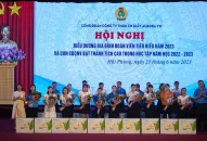 Doanh nghiệp Hải Phòng biểu dương 40 gia đình công nhân lao động tiêu biểu