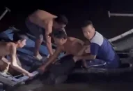 Cảnh sát giao thông thủy Hải Phòng cứu thành công thai phụ bị ngã sông