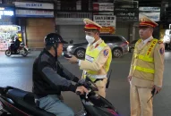 CSGT Hải Phòng xử phạt hơn 200 người vi phạm nồng độ cồn trong 1 tuần