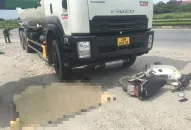 Một người tử vong tại chỗ sau va chạm với xe tải ở Hải Phòng