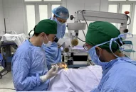 Bệnh viện mắt Hải Phòng: Cấp cứu kịp thời ca bệnh bị vỡ nhãn cầu trái