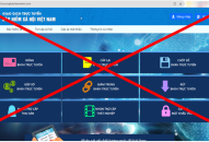Cảnh báo trang web giả mạo Cổng dịch vụ công ngành BHXH Việt Nam