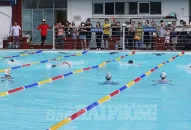 Quận Hồng Bàng: Khai mạc giải bơi thiếu niên, nhi đồng năm 2023