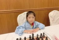 Giải vô địch cờ Vua trẻ quốc gia 2023 cúp Santen: Nguyễn Minh Anh (Đoàn Hải Phòng) giành 3 huy chương vàng ở lứa tuổi U6