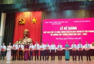 Bế giảng Lớp Cao cấp lý luận chính trị K72.B22 Thành ủy Hải Phòng, hệ không tập trung, khóa học 2021-2023