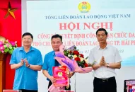 Tổng Liên đoàn Lao động Việt Nam công nhận chức danh Phó Chủ tịch Liên đoàn Lao động thành phố Hải Phòng khóa XIV, nhiệm kỳ 2018-2023 đối với đồng chí Nguyễn Văn Phiệt