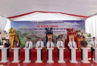 Khởi công Dự án đầu tư xây dựng Công viên cây xanh Nút giao Nam cầu Bính