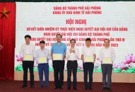 Đảng ủy Khu Kinh tế Hải Phòng sơ kết giữa nhiệm kỳ kết quả thực hiện Nghị quyết Đại hội Đảng các cấp