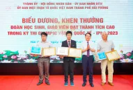 Biểu dương, khen thưởng Đoàn học sinh, giáo viên Hải Phòng đạt thành tích cao Kỳ thi Olympic Vật lý Quốc tế năm 2023