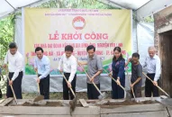 Ủy ban MTTQ Việt Nam thành phố khởi công xây nhà Đại đoàn kết cho hộ nghèo tại huyện An Dương