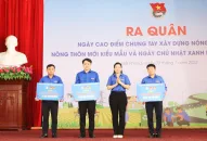 Ra quân Ngày cao điểm “Tuổi trẻ Hải Phòng cùng hành động chung tay xây dựng nông thôn mới, nông thôn mới kiểu mẫu” và Ngày Chủ nhật xanh lần III, năm 2023