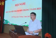 Hội nghị Báo cáo viên thành phố tháng 7: Lan tỏa kết quả giữa nhiệm kỳ thực hiện Nghị quyết Đại hội Đảng các cấp