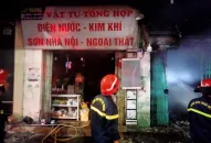 Kịp thời dập tắt đám cháy nhà dân ở số 98 Tôn Đức Thắng, quận Lê Chân