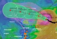 Tin bão mới nhất: Bão số 1 Talim đạt cực đại trong 24 giờ tới
