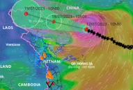 Tin bão mới nhất: Bão số 1 Talim tiến thẳng vùng biển Quảng Ninh-Hải Phòng