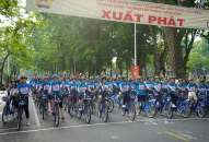 Gần 150 vận động viên dự giải đua xe đạp Công đoàn Công thương Hải Phòng