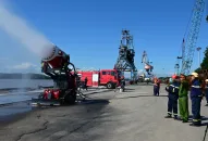 Thực tập phương án chữa cháy và CNCH tại Công ty TNHH cung ứng Xăng dầu (quận Ngô Quyền)