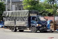 Hải Phòng: Xe tải va chạm với xe máy, 1 người tử vong