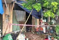 Cháy cửa hàng ắc-quy, một người chết